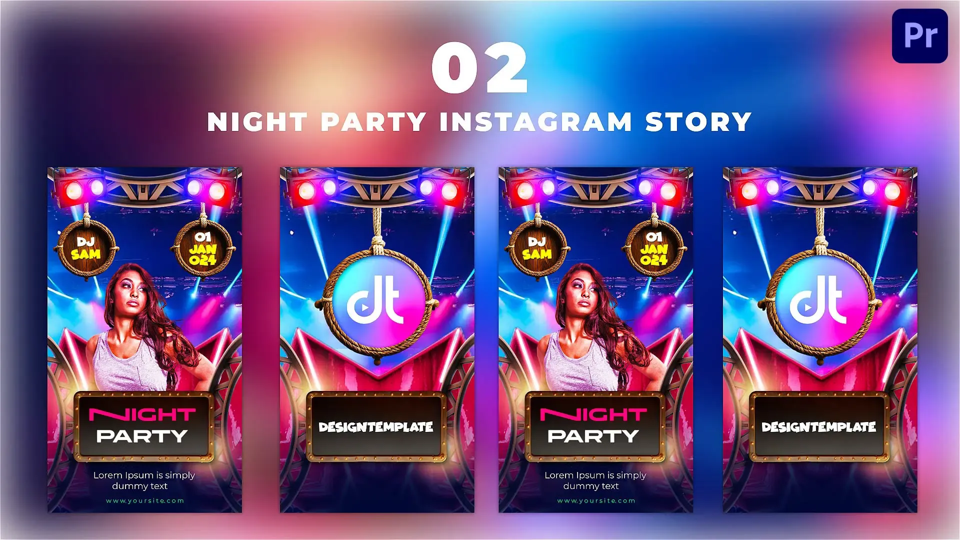 Club Night Event Flyer Instagram Story